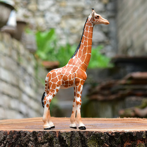 长颈鹿仿真动物模型玩偶野生动物实心环保塑料摆件儿童玩具
