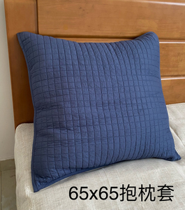 原单纯棉65x65cm方形抱枕套 加厚全棉沙发靠背套子不含芯大靠垫套