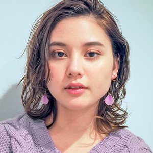 包拼邮日本代购creema minne手作紫罗兰花瓣珍珠耳夹温柔长款耳钉