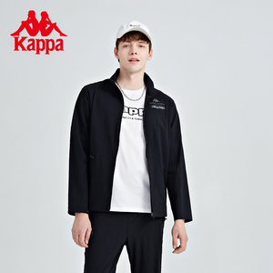 Kappa卡帕开衫外套2024春季新款男运动休闲立领上衣夹克K0C32WK44