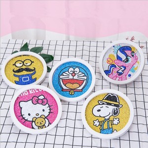儿童手工创意diy 5d圆盘钻石画 幼儿园亲子满钻画 益智玩具材料包
