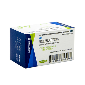 婧亮 维生素ae胶丸30粒夜盲症眼干皮肤粗糙习惯性流产
