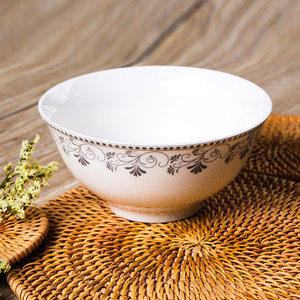 6英寸小汤碗 陶瓷碗 餐具碗小号2只