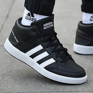 adidas阿迪达斯官网板鞋男鞋高帮鞋子春季中帮运动鞋皮面休闲鞋