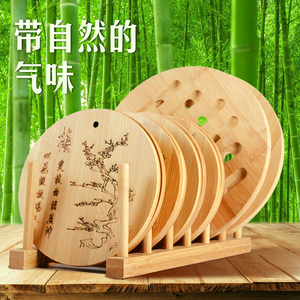 楠竹餐桌垫隔热垫家用防烫竹垫耐热砂锅垫子耐高温餐垫中式中国风