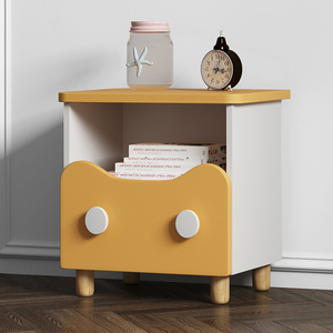 儿童小床头柜可爱床边小柜子儿童房储物柜卧室小型猪床头柜