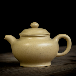 【湘谊】宜兴紫砂壶名家纯全手工壶丨顾玲玲丨掇只丨本山绿泥