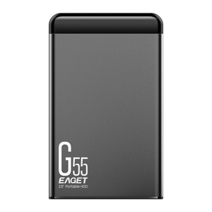 忆捷EAGET USB3.0移动硬盘G55 2TB 2.5寸全金属数据备份高速存储