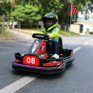 儿童电动漂移卡丁车三轮成人男女三岁以上通用彩灯亲子广场游乐车
