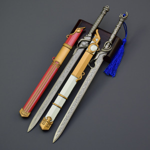 楚乔传影视周边宇文玥破月剑楚乔残虹剑27cm全金属工艺品摆件玩具