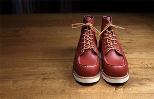 木叶慕凌腾淘宝美国正品red wing10875红翼钢印版875手工工装靴男靴