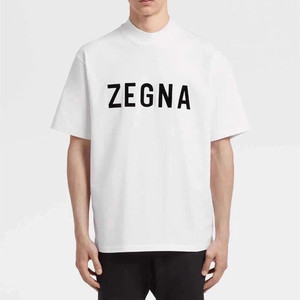 fear of god fog zegna杰尼亚联名短袖宽松简约logo标语男女t桖潮