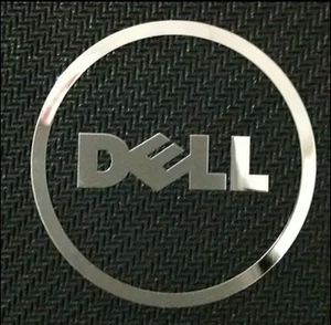 dell戴尔 圆形 手机 logo 标志金属贴 平板笔记本电脑金属贴纸