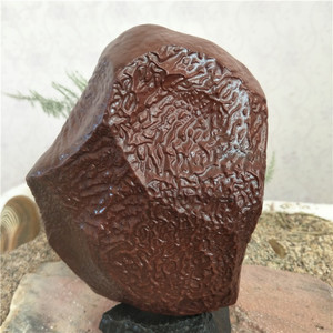 戈壁石原石老皮摆件