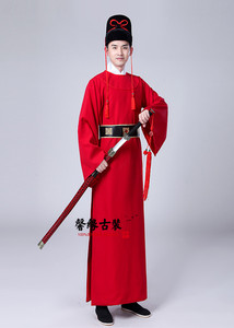 古装男明宋朝锦衣卫名捕展昭捕快服装官员服侍卫侠客演出服戏服