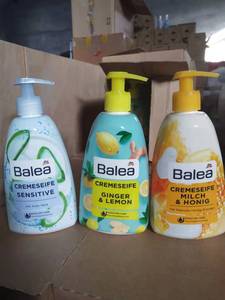 德国Balea芭乐雅洗手液滋润洁净蜂蜜牛奶玻璃火鹤花芦荟护肤500ML
