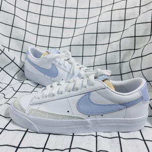 nike/耐克blazer low 77开拓者女款雾霾蓝休闲低帮板鞋dc4769-103