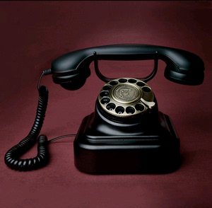 派拉蒙HA1928老式转盘拨号电话机欧式复古电话机仿古办公家用座机
