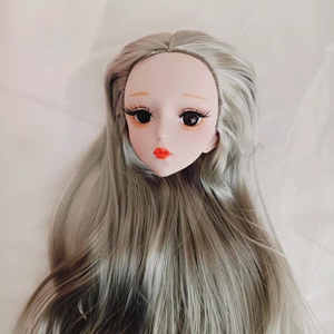 bjd娃头练妆头模素头三分3分60厘米国产dbs裸娃包邮芭比娃娃素体