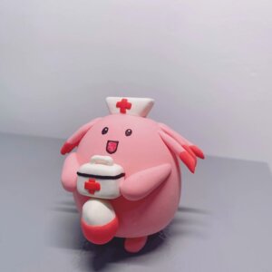 宠物小精灵宝可梦公仔神奇宝贝周边吉利蛋超轻粘土黏土手办手工