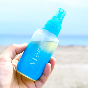 日本biore碧柔 新版aqua水感清透防晒喷雾spf50松本清限定