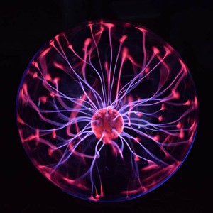 静电球离子球辉光球闪电球魔法球水晶球电光球触摸感应红光电流灯