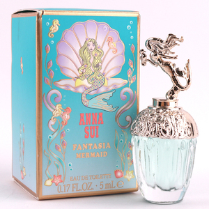 anna sui安娜苏美人鱼香水小样5ml 正品筑梦人鱼q版淡香水mermaid