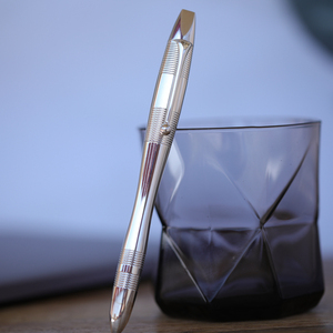 意大利925纯银18k尖手工流线型成人钢笔礼盒ferraridavarese天鹅