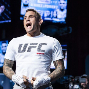 普瓦里尔 钻石ufcdana夏季短袖t恤纯棉加超特大号休闲mma拳击训练