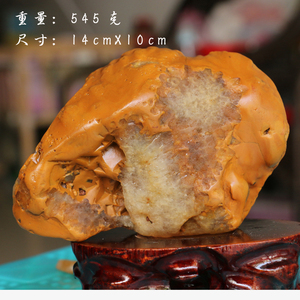 黄蜡石原石 观赏石 奇石 金印摆件