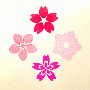 橡皮章成品手工雕刻手账明信片信纸贺卡装饰日式和风樱花花形印章