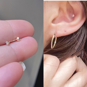 小耳朵耳骨钉黄金