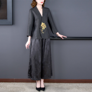 品牌香云纱两件套亏本清仓处理断码女装品牌奢侈套装小个子高级感