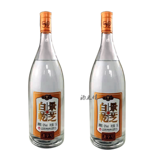 52度景芝白干老字号1.5升x2瓶