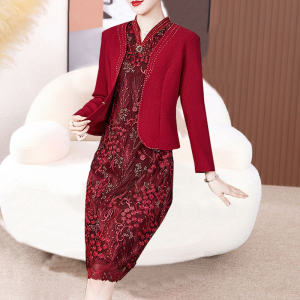 结婚父母装礼服婚礼中式妈妈