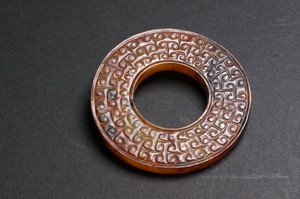 春秋战国 高古玉 和田玉  玉璧