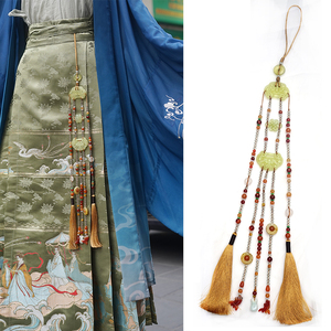 腰佩原创汉服明制组玉挂坠玉组古不炸毛玉佩压裙坠古风吊玉坠穗