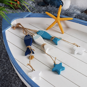 海洋风装饰幼儿园小串鱼挂鱼双面吊饰环创材料墙面壁饰儿童房挂件