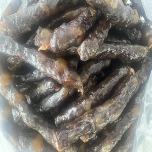 内蒙古呼伦贝尔黄膘新鲜风干牛肉肠1斤(加热蒸吃)