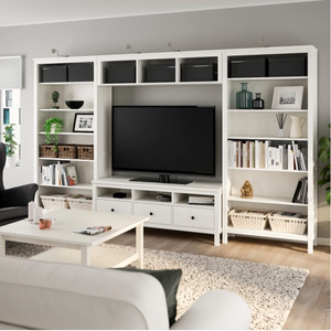 正品宜家IKEA汉尼斯电视机组合柜客厅家用展示柜书架柜背景墙柜新