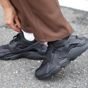 正品现货 nike air huarache 耐克华莱士纯黑色黑武士休闲跑步鞋