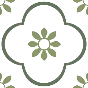 北欧彩色花砖厨卫瓷砖咖啡馆连锁店艺术小花砖民宿墙地砖 300x300