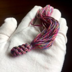 文玩玉米结流苏穗子包挂佛珠手搓棉线金刚凤眼星月百香手串配饰品