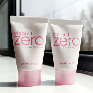 2支装zero芭妮兰洗面奶小样旅行装30ml卸妆洁面二合一