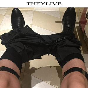 theylive 男士棉袜夹 吊袜带西装正装配件 双头鸭嘴扣棉袜夹1对装