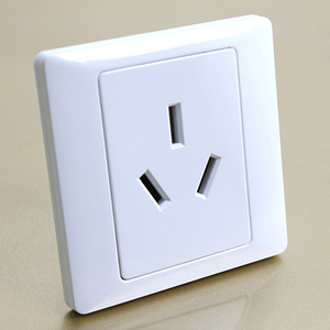 康豪三孔插座面板20a大孔空调墙壁专用86型暗装3孔电源三插座25a