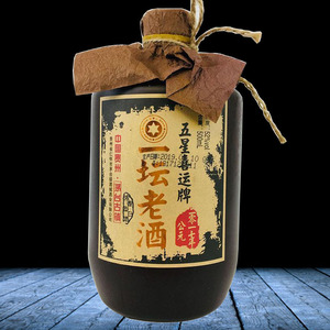 贵州特产酒 一坛老酒 五星喜运牌浓香型粮食酒52度500ml×6瓶包邮