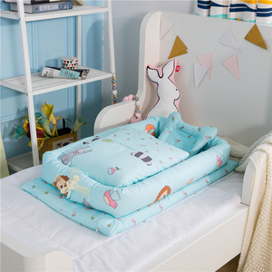 婴幼儿可折叠多功能便携式小床新生儿床中床宝宝睡觉仿生床BB床