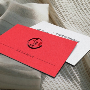 艺术黑白红白灰超感纸名片烫金凹凸印刷制作定制打印免费设计包邮