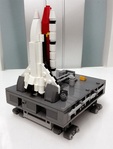 lego 乐高 moc 城市 小型 航天飞机 发射场 14x12 定制